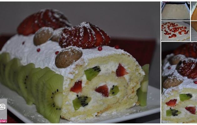  Recette mini bÛche fraise kiwis