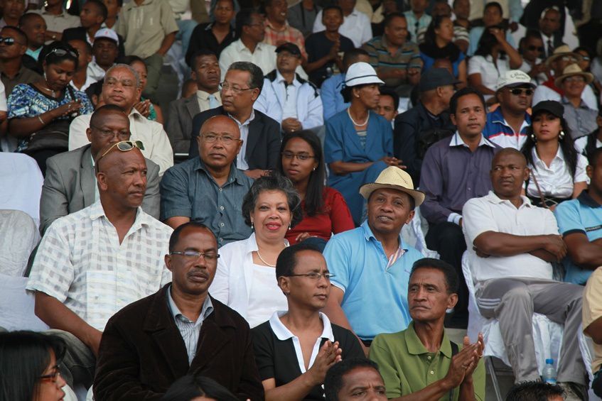 Inauguration du Kianja (Stade) Makis de Madagascar, à Andohatapenaka, par le Président Andry Rajoelina. 4ème partie. Photos: Harilala Randrianarison