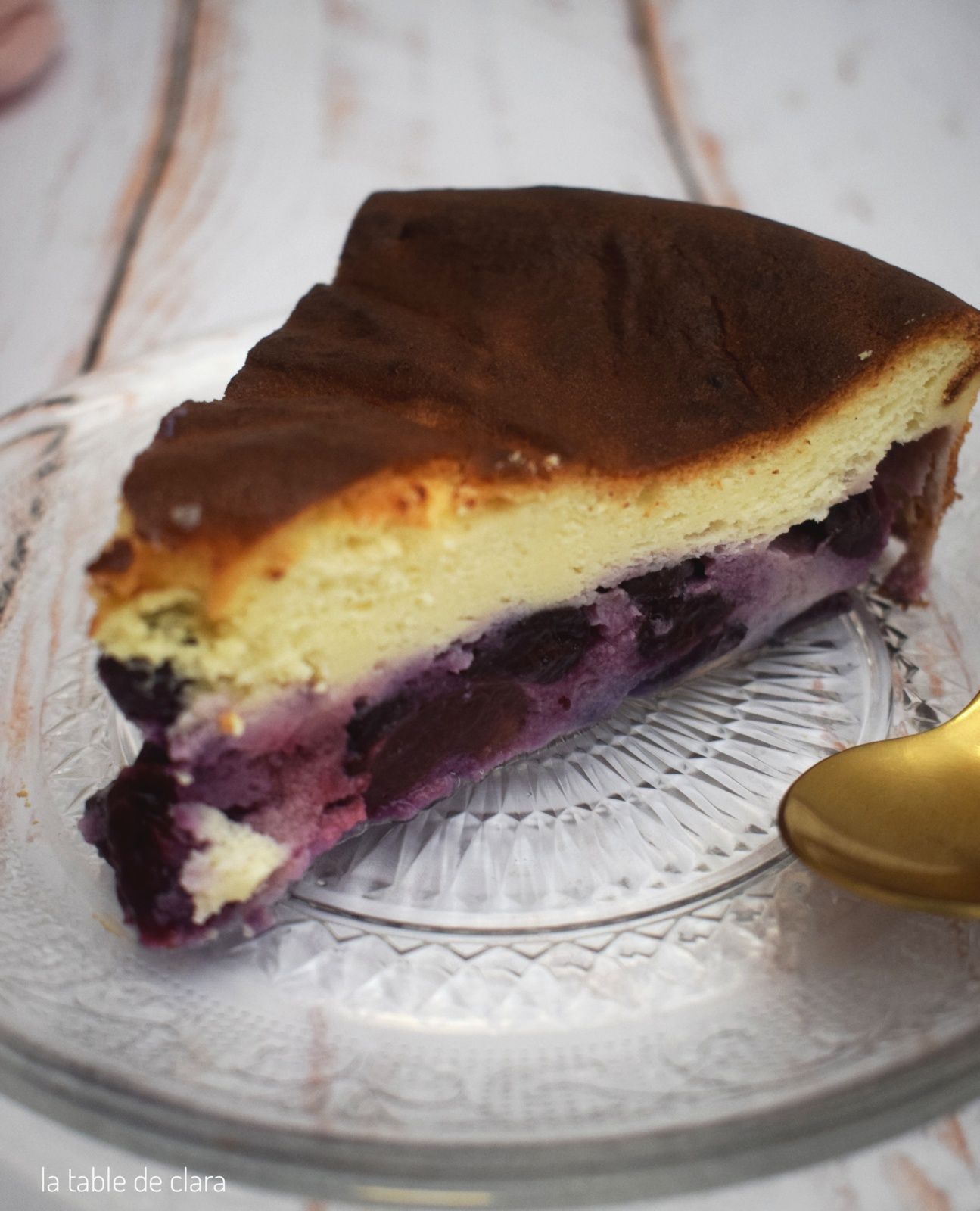 Gâteau fromage blanc fruits rouges