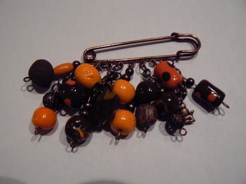 petits pois orange/marron