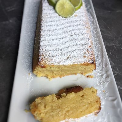 Cake au citron vert sans gluten