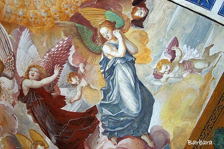 Gli angeli della Cappella del Paradiso