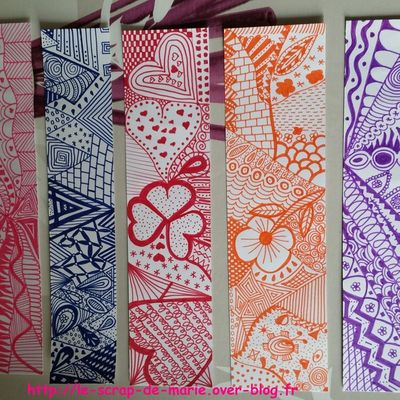 Zentangle : marque page