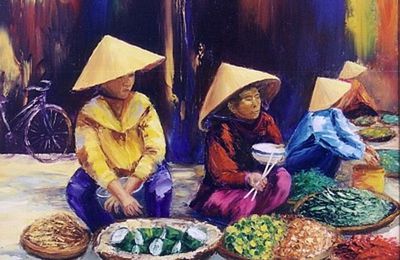 Vietnamese poem : Màu Phố Phái, and translation