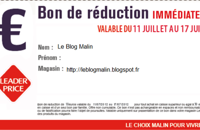 Bon reduction leader price