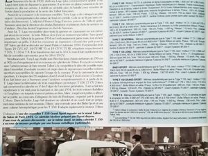 Salmson dont les usines se tiennt aussi à Billancourt, est le seul constructeur français à produire en série  une voiture à moteur 4 cylindres avec double arbre à cames en tête. - Depuis qu'il a repris la direction des usines Talbot de Suresne, au cours de l'hiver 1933-34, Anthony Lago n'a pas ménagé ses efforts pour restructurer sa gamme présentée au 2 8e salon de l'Auto.