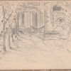 Carnet de croquis de Jeanne Hamonno III/ - Jardin