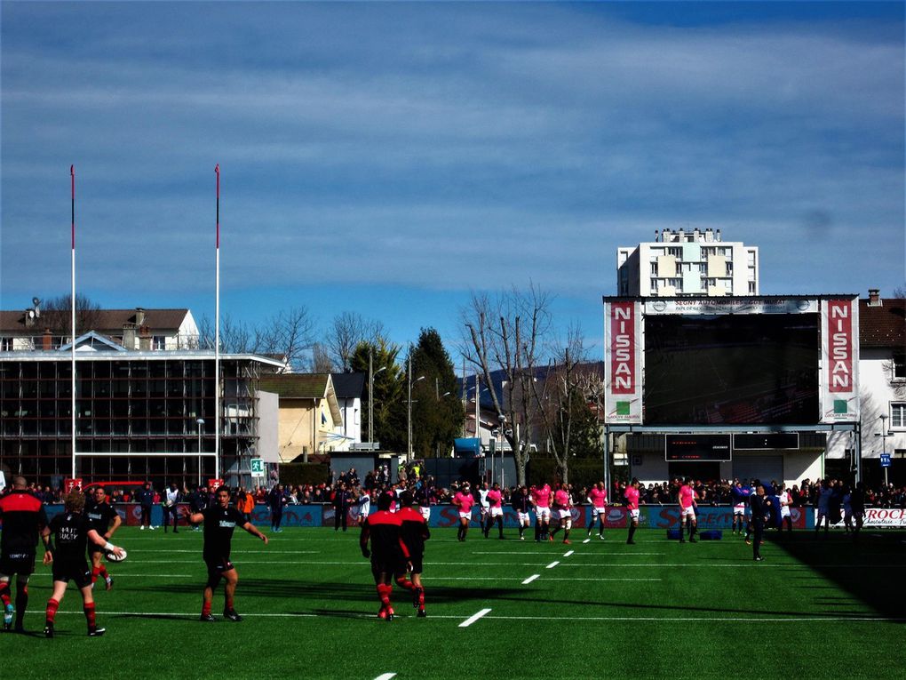  USO-Stage Français.....Top 14...2017-2018...Victoire d(Oyonnax, génial.....et les rugbymans de Paris, vraiment adorables..... 