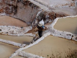 Les Salines de Maras, tableau de sel