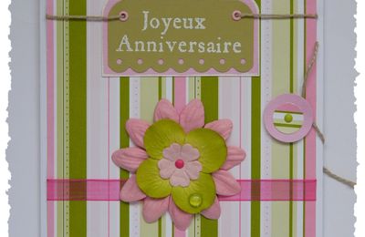 Carte D Anniversaire Le Scrap 2 Laly