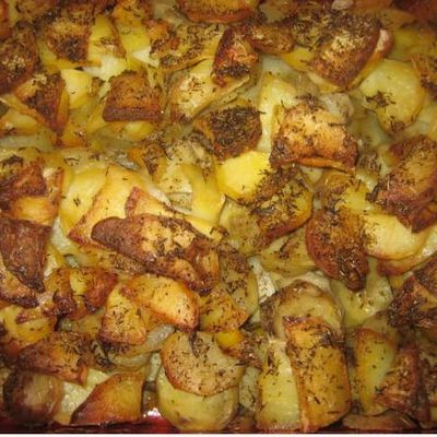 gratin facile de pomme de terre au beurre et au thym