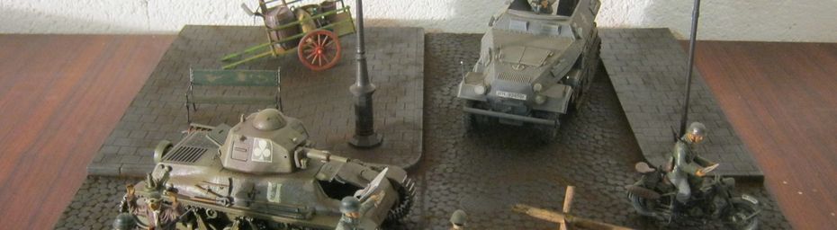 DIORAMA : "TERMINUS FRANCE 1940" (1/35)[Azimut] 