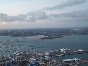 Vue de la SkyTower d'Auckland