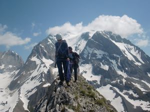 on arrive au sommet de la traversée