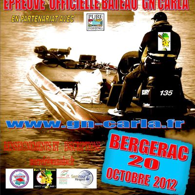 Epreuves officielles Bateau GN CARLA de Bergerac et Tremolat 2012