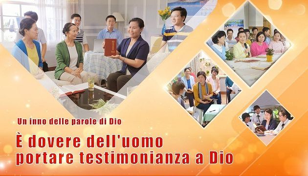 Essere testimoni per Dio è dovere dell'uomo