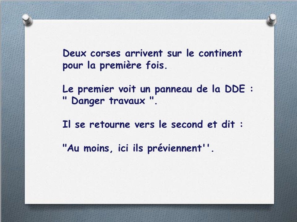 Divers - Humour Corse