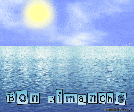 Gif Anime Bon Dimanche Avec Mer Et Dauphin Les Gifs Animes De Dentelledelune