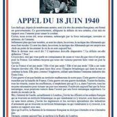 L'Appel du général de Gaulle diffusé à la radio de Londres le 18 juin 1940