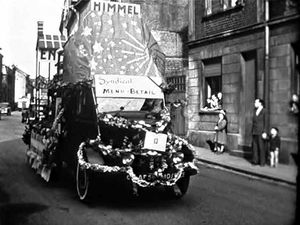 Défilés du Carnaval entre 1950 et 1955 à Algrange