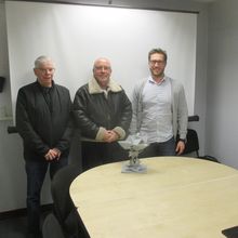 CHAMBÉRY (SAVOIE) : LUNDI 29 JANVIER 2018 : VISITE DE COURTOISIE À L’ENTREPRISE SATIL CONSTRUCTEUR DU MÉMORIAL NATIONAL DES VÉTÉRANS DES ESSAIS NUCLÉAIRES.