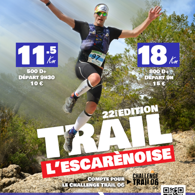 Trail l'Escarènoise 2024 (L'Escarène, 06) - Julie JOSSE 6ème féminine sur 18 km