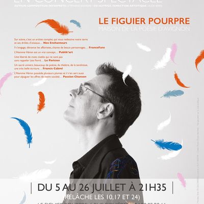 L'Homme Héron au Festival d'Avignon du 05 au 26 juillet 2026 pour son album Drôles d'Espèces