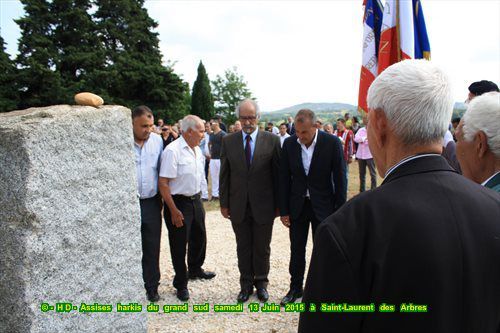 Les photos des premières assises harkis du grand sud le samedi 13 Juin 2015 à Saint-Laurent des Arbres