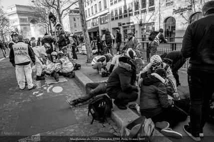 Paris, manifestation du 16 mars 2019 des gilets jaunes, Acte XVIII