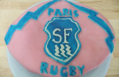 Gateau ballon de rugby