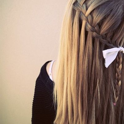 Tresse cascade / Waterfall braid