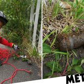 Boy, 6, finds unexploded World War Two bomb while magnet fishing