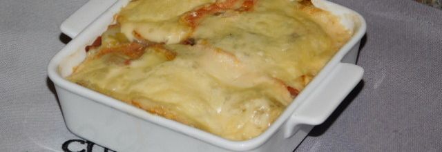 Gratin d'endives au maroilles.