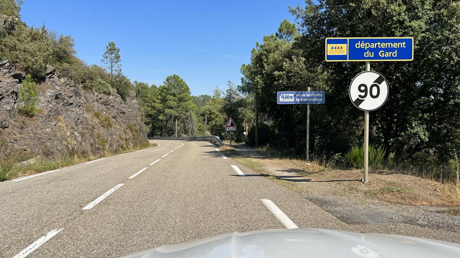 Corniche des Cévennes du Pompidou à Saint Jean du Gard