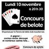 IMPORTANT : concours de belote !!!