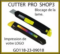 Cutter professionnel SHOP3 en plastique ABS avec impression - GO118-23-09018