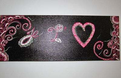 Tableau 40x15cm 25euros