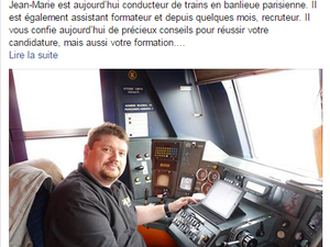 Un exemple des échanges sur Facebook !