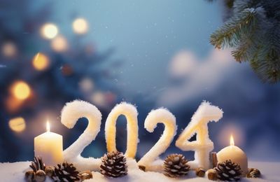 Belle et lumineuse Année 2024