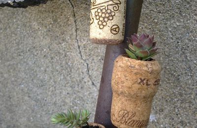 DIY : Des minis pots pour les plantes dans des bouchons