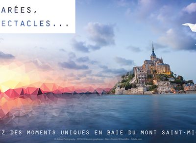 Soirée grandes marées à l'abbaye du Mont-Saint-Michel le 18 septembre 2020