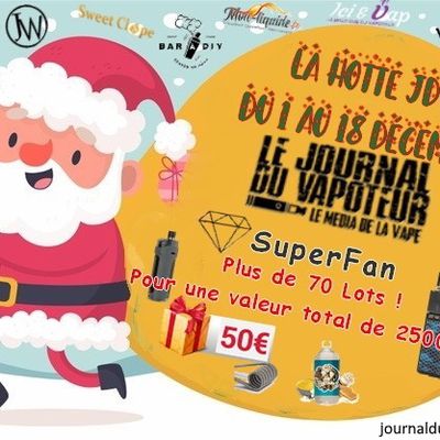 Concours - La hotte de Noël du Journal du Vapoteur