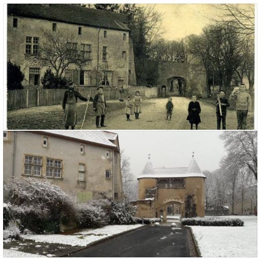 entrée de Vic Sud, place du Parc, châteaux et rues adjacentes  Tuilerie