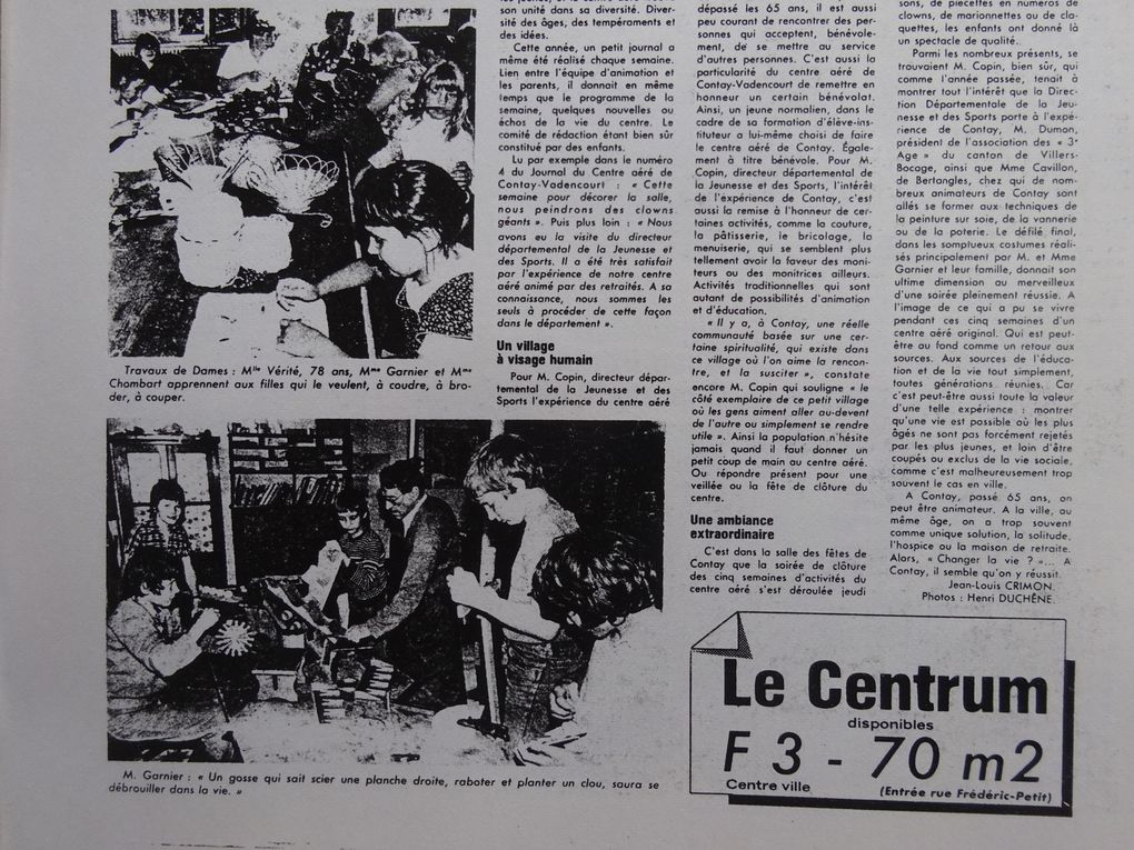 Le Courrier Picard. 27 août 1980. Page 3. © Jean-Louis Crimon