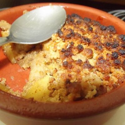 Le crumble aux pommes