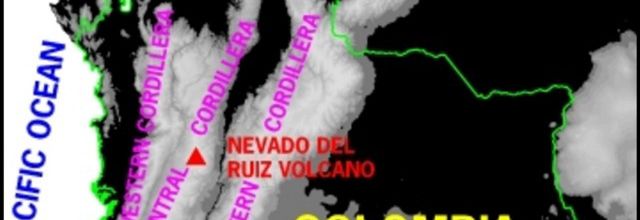 Les Andes - Zone volcanique nord : Colombie - Azufral et Galeras.