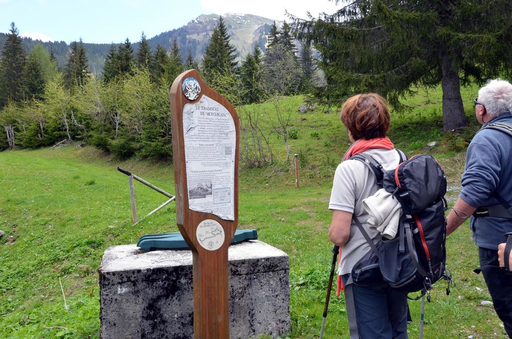 Premierjour : Le village de Bionnassay, sous l'aiguille de Bionnassay.