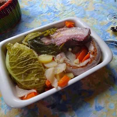Potée à la saucisse .