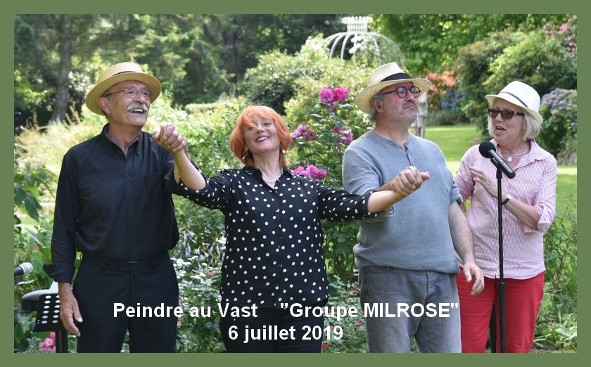 Peindre au Vast 2019, concert du groupe MILROSE