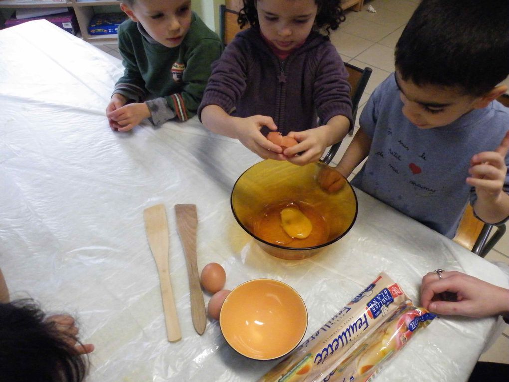 Réalisation de nos galettes des rois